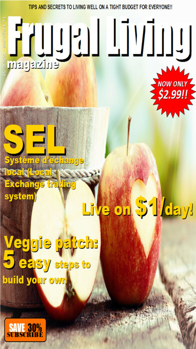 Emulate iPhone app Frugal Living Magazine - Live Well on a Tight Budget using MyAndroid