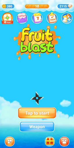 Run android online APK Fruit Blast - knife master from MyAndroid or emulate Fruit Blast - knife master using MyAndroid
