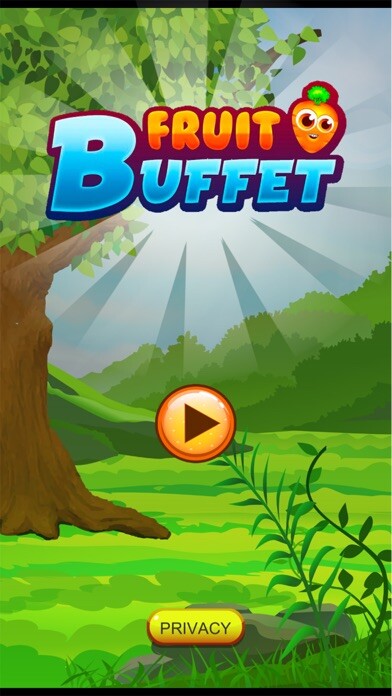 Emulate iPhone app Fruit Buffet - match 3 to win using MyAndroid