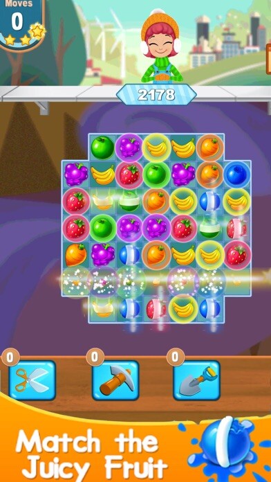 Emulate iPhone app Fruit Candy Smash Puzzle using MyAndroid