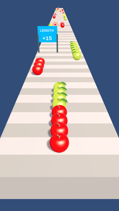 Emulate iPhone app Fruit Challenge 3D using MyAndroid