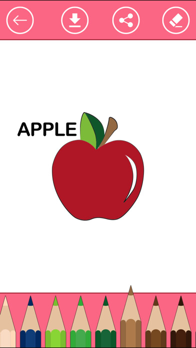 Emulate iPhone app Fruit Coloring Book: Learn to color & draw fruits using MyAndroid Emulate iPhone app Fruit Coloring Book: Learn to color & draw fruits using MyAndroid