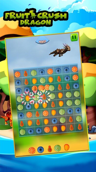 Emulate iPhone app Fruit Crush Dragon using MyAndroid