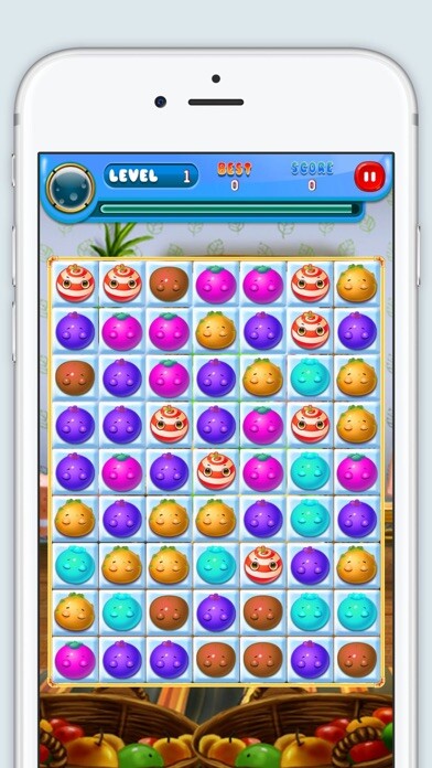 Emulate iPhone app Fruit Crusher Match 3 entertainment super hit easy game using MyAndroid Emulate iPhone app Fruit Crusher Match 3 entertainment super hit easy game using MyAndroid