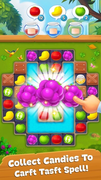 Emulate iPhone app Fruit Crush - Match 3 Mania using MyAndroid