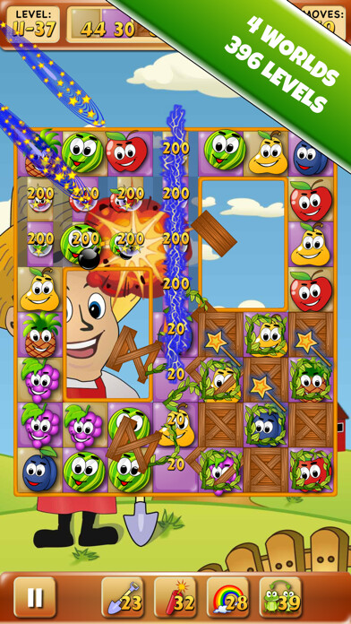 Emulate iPhone app Fruit Dash Match-3 using MyAndroid Emulate iPhone app Fruit Dash Match-3 using MyAndroid