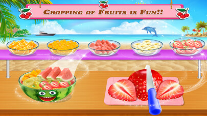 Emulate iPhone app Fruit Dish Maker using MyAndroid
