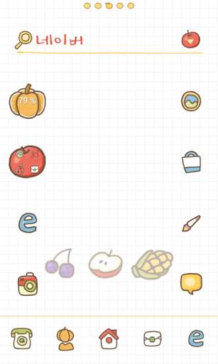 Emulate Android APK fruit Dodol launcher theme Emulate Android APK fruit Dodol launcher theme