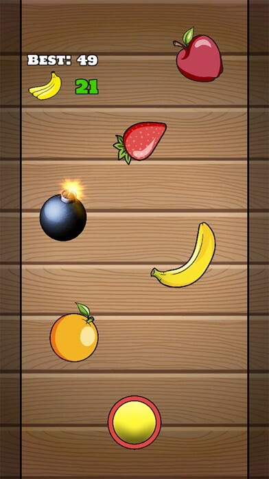 Emulate iPhone app Fruit Hiting using MyAndroid