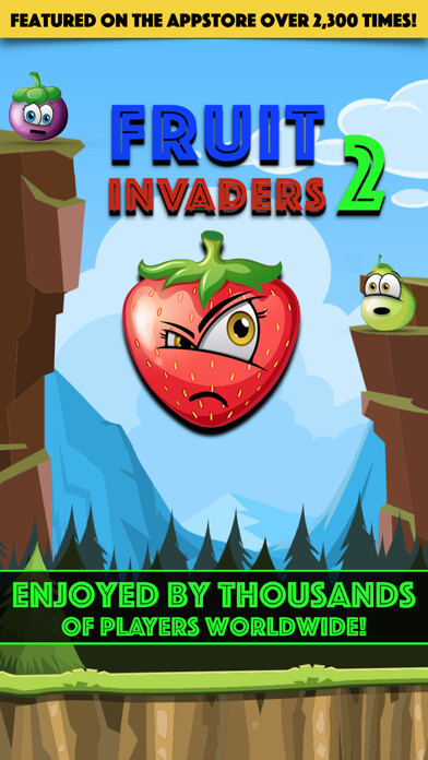 Emulate iPhone app Fruit Invaders - Shoot Fruit. Save Earth. Big Fun. using MyAndroid