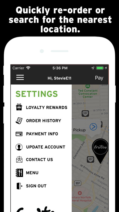 Emulate iPhone app Fruitive - Mobile Ordering using MyAndroid Emulate iPhone app Fruitive - Mobile Ordering using MyAndroid