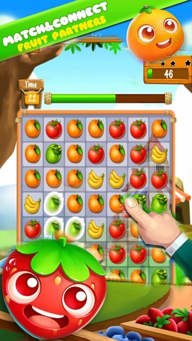 Emulate iPhone app Fruit Line Pop: New Game Match using MyAndroid