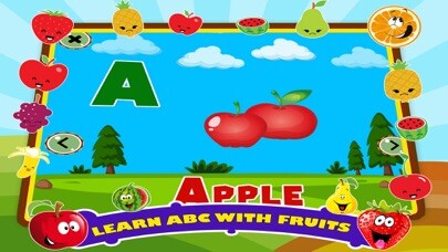 Emulate iPhone app Fruit Names Alphabet ABC Games using MyAndroid Emulate iPhone app Fruit Names Alphabet ABC Games using MyAndroid