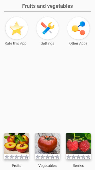 Run android online APK Fruits and Vegetables, Berries : Picture - Quiz from MyAndroid or emulate Fruits and Vegetables, Berries : Picture - Quiz using MyAndroid Run android online APK Fruits and Vegetables, Berries : Picture - Quiz from MyAndroid or emulate Fruits and Vegetables, Berries : Picture - Quiz using MyAndroid