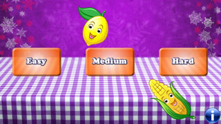 Emulate iPhone app Fruits and Vegetables for Toddlers and Kids : discover the food ! FREE app using MyAndroid