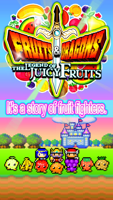 Emulate iPhone app Fruits & Dragons The Legend of Juicy Fruits using MyAndroid