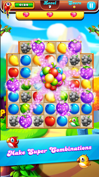 Emulate iPhone app Fruits Garden & Pets - New Sweet Match 3 Blast using MyAndroid Emulate iPhone app Fruits Garden & Pets - New Sweet Match 3 Blast using MyAndroid