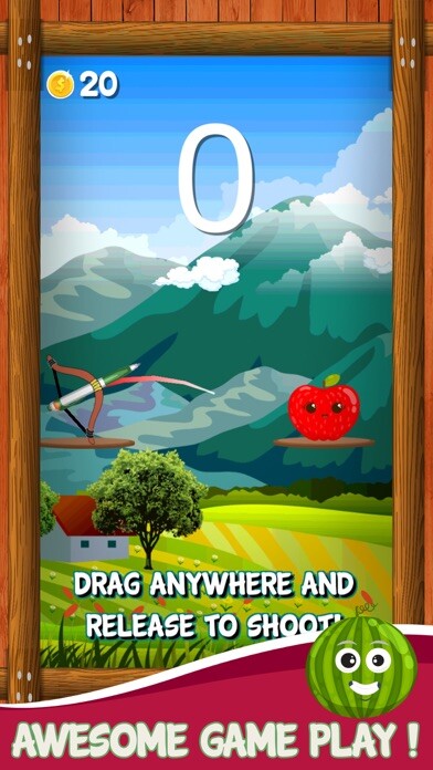 Emulate iPhone app Fruit slice & splash! nibblers using MyAndroid