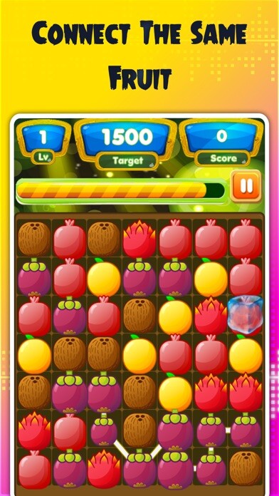 Emulate iPhone app Fruits Link - Juice Fruits Connect & Match 3 Games using MyAndroid Emulate iPhone app Fruits Link - Juice Fruits Connect & Match 3 Games using MyAndroid
