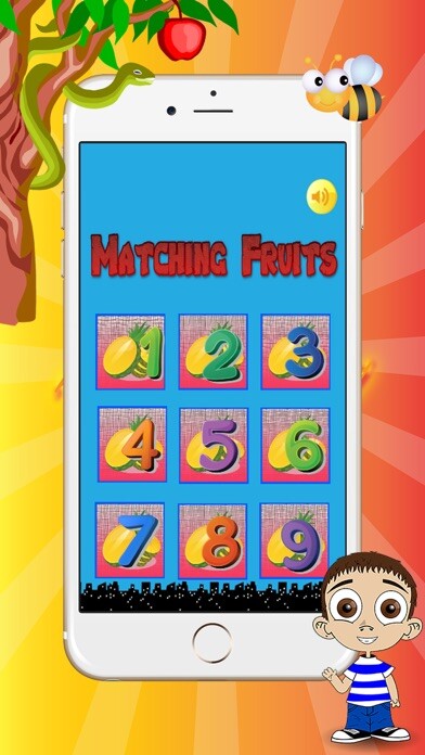 Emulate iPhone app Fruits Memory Games For Adults using MyAndroid