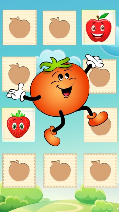 Emulate iPhone app Fruits Memory Trainer using MyAndroid