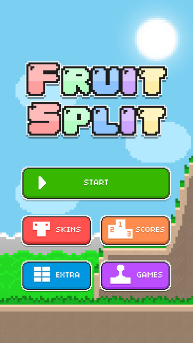 Emulate iPhone app Fruit Split using MyAndroid