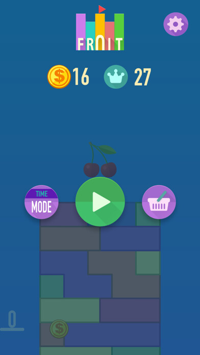 Emulate iPhone app Fruit Tower Balancer using MyAndroid