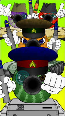 Emulate Android APK Fruit vs Veggies - Tank wars Emulate Android APK Fruit vs Veggies - Tank wars