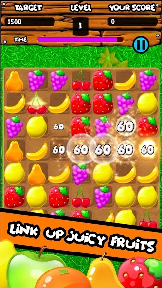 Run android online APK Fruity Gardens - Fruit Link Puzzle Game from MyAndroid or emulate Fruity Gardens - Fruit Link Puzzle Game using MyAndroid