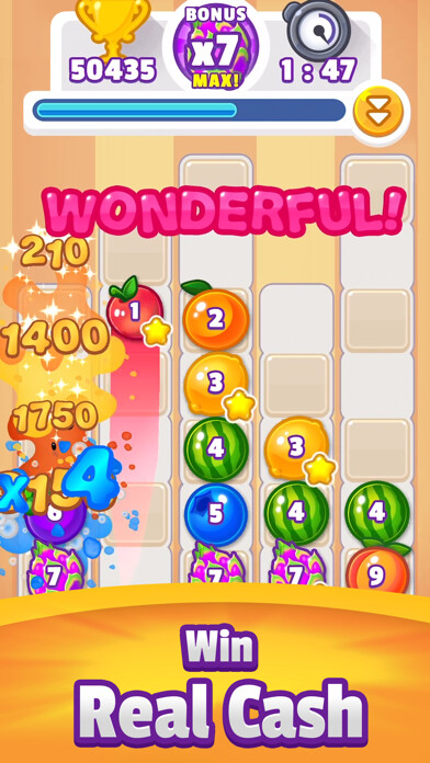 Emulate iPhone app Fruity Merge - Puzzle Action using MyAndroid Emulate iPhone app Fruity Merge - Puzzle Action using MyAndroid