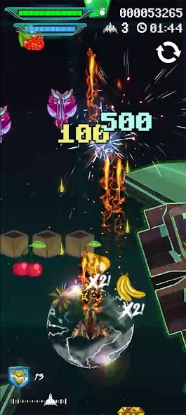 Run android online APK Fruity Space from MyAndroid or emulate Fruity Space using MyAndroid