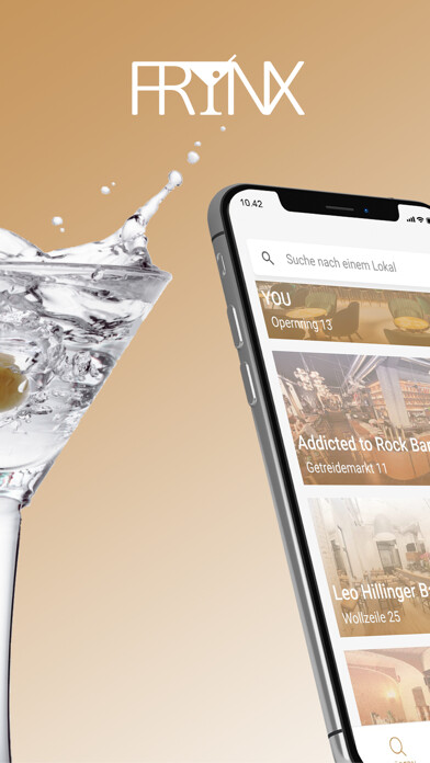 Emulate iPhone app FRYNX – Gratis Drinks in Wien using MyAndroid
