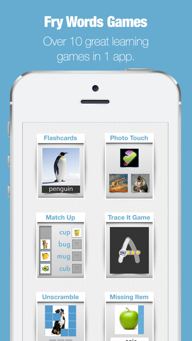 Emulate iPhone app Fry Words Games and Flash Cards using MyAndroid Emulate iPhone app Fry Words Games and Flash Cards using MyAndroid