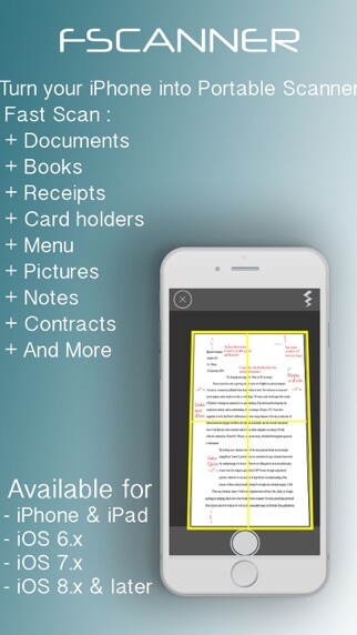 Emulate iPhone app fScanner HD - Fast Scan documents, books, receipts using MyAndroid Emulate iPhone app fScanner HD - Fast Scan documents, books, receipts using MyAndroid