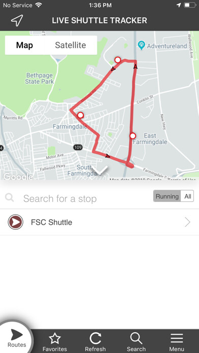 Emulate iPhone app FSC Shuttle using MyAndroid