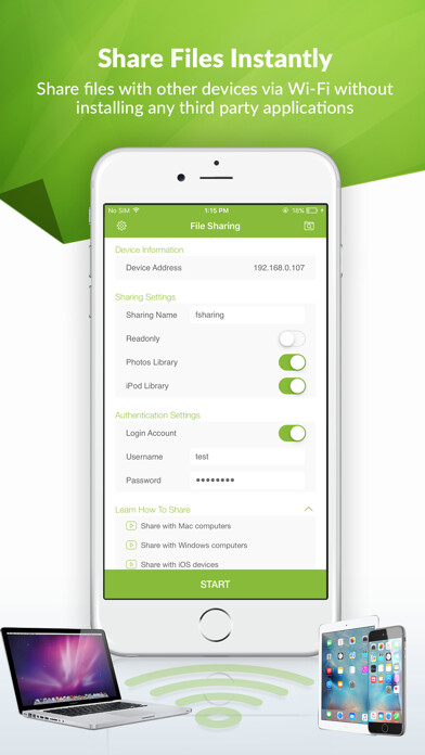 Emulate iPhone app FSharing File Manager Explorer using MyAndroid Emulate iPhone app FSharing File Manager Explorer using MyAndroid