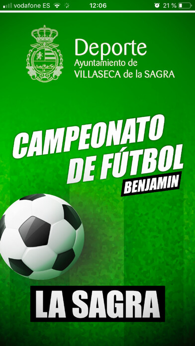Emulate iPhone app Fútbol Benjamín La Sagra using MyAndroid Emulate iPhone app Fútbol Benjamín La Sagra using MyAndroid
