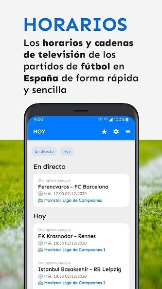 Run android online APK Fútbol Y Tele: Partidos en TV from MyAndroid or emulate Fútbol Y Tele: Partidos en TV using MyAndroid