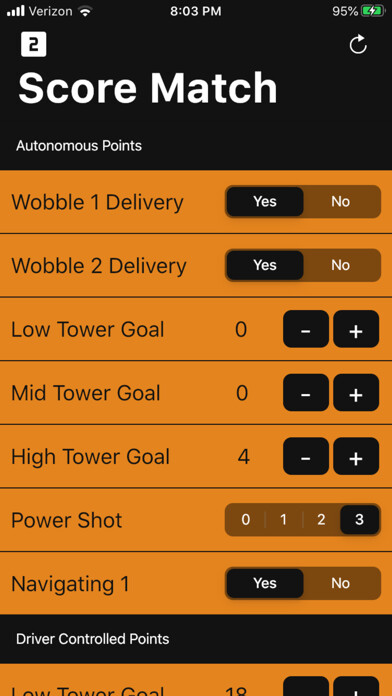 Emulate iPhone app FTC Scorer 2020 by Mihir C. using MyAndroid