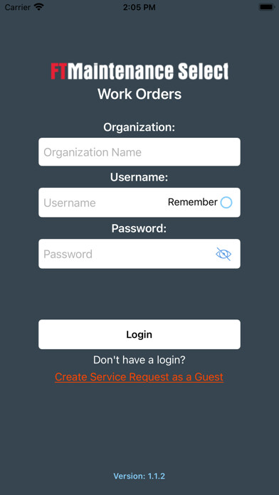 Emulate iPhone app FTMaintenance Select WorkOrder using MyAndroid Emulate iPhone app FTMaintenance Select WorkOrder using MyAndroid