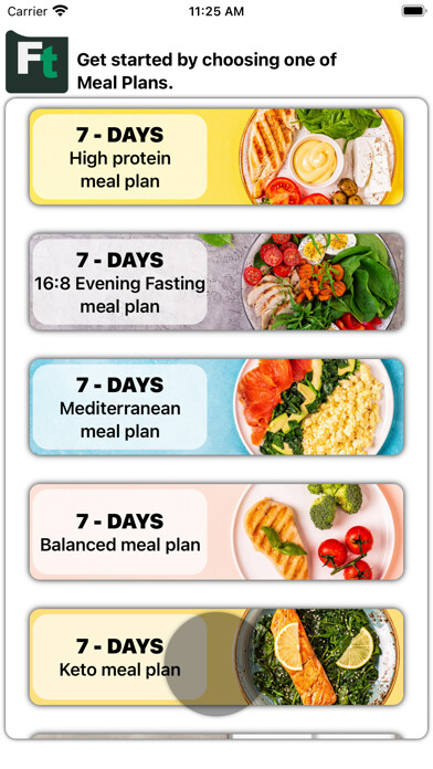 Emulate iPhone app FT MealPlans using MyAndroid Emulate iPhone app FT MealPlans using MyAndroid