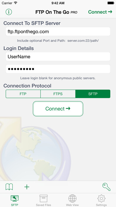 Emulate iPhone app FTP On The Go PRO using MyAndroid Emulate iPhone app FTP On The Go PRO using MyAndroid