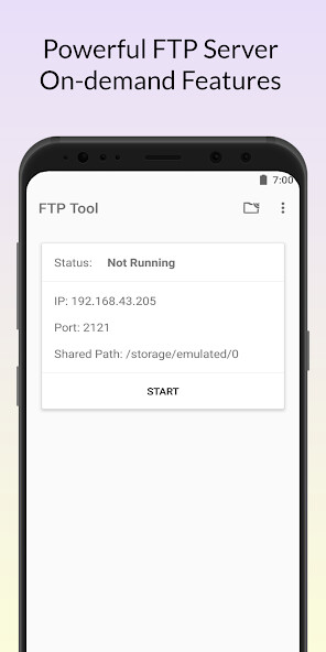 Run android online APK FTP Tool - FTP Server  Client from MyAndroid or emulate FTP Tool - FTP Server  Client using MyAndroid
