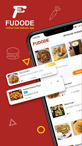 Run android online APK Fudode - Online Food Delivery App from MyAndroid or emulate Fudode - Online Food Delivery App using MyAndroid