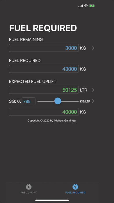 Emulate iPhone app Fuel Uplift using MyAndroid