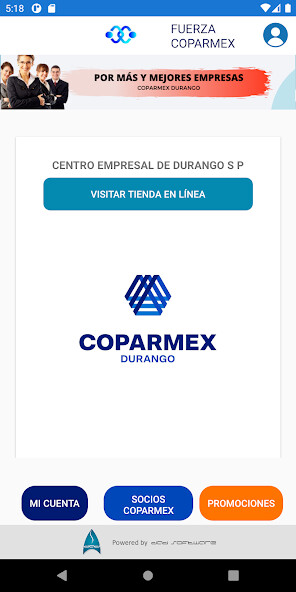 Run android online APK Fuerza Coparmex from MyAndroid or emulate Fuerza Coparmex using MyAndroid