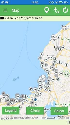 Run android online APK Fukui Prefectural Radiation Monitoring Data from MyAndroid or emulate Fukui Prefectural Radiation Monitoring Data using MyAndroid