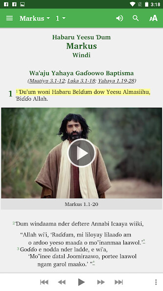 Run android online APK Fulfulde Caka New Testament from MyAndroid or emulate Fulfulde Caka New Testament using MyAndroid