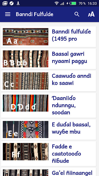Run android online APK Fulfulde proverbes from MyAndroid or emulate Fulfulde proverbes using MyAndroid Run android online APK Fulfulde proverbes from MyAndroid or emulate Fulfulde proverbes using MyAndroid