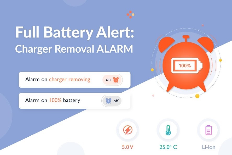 Run android online APK Full Battery Alert: Charger Removal Alarm from MyAndroid or emulate Full Battery Alert: Charger Removal Alarm using MyAndroid